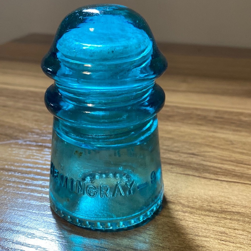 COPY - Hemingray Glass Insulator #9
Aqua Green